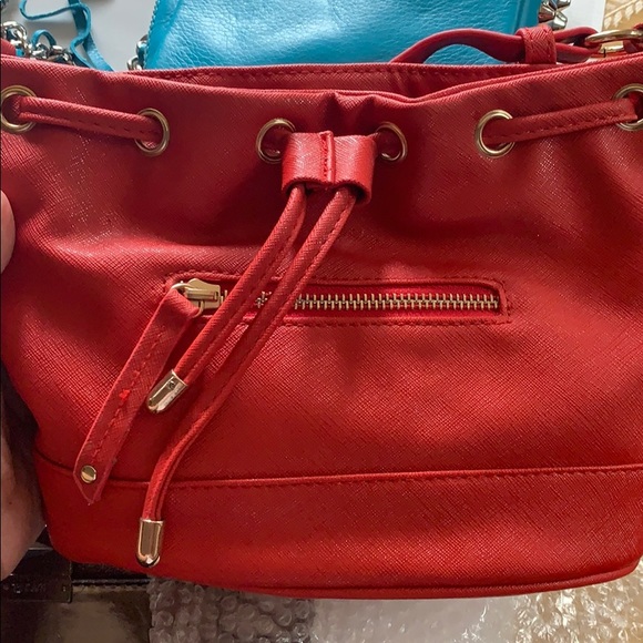 Kelly & Katie Mini Red Bucket Bag - Picture 5 of 8